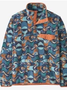 Patagonia Men’s Colorful Synchilla Fleece Jacket NWT size medium